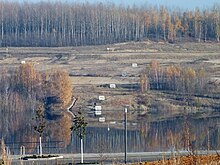 Höhenmarken zur Flutungsanzeige am Ostufer