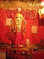 Harshat Mata's image in the sanctum