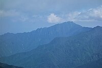 祖母山からの傾山