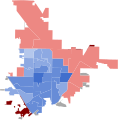 2016 Gainesville Mayor runoff election by precinct