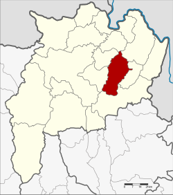 District location in Chiang Rai province