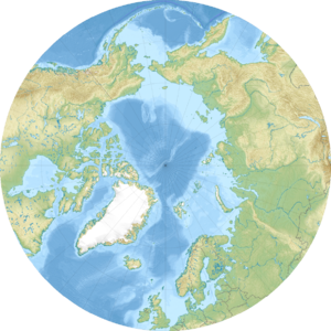 Barentsovo more na zemljovidu Arktika