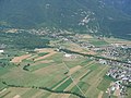 Prairies de fauche dans la vallée de l'Eau Morte près d'Annecy.