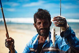 Sri Lankan fisherman, 2011