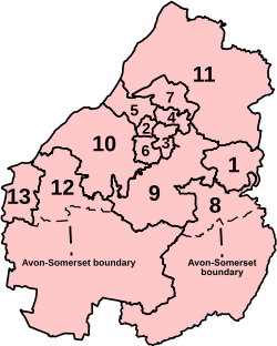 Current constituencies in Avon