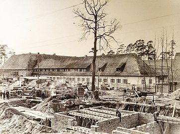 Deuxième extension des bâtiments (1939-1940), cliché de 1940.