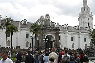 Quito Metropolitan Cathedral, built between 1535 and 1799.