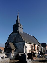 The church in Cauverville-en-Roumois