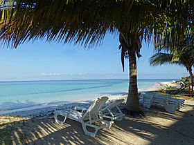 Plage de sable blanc à Cayo Jutías