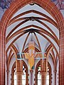 The transparent cross in the nave