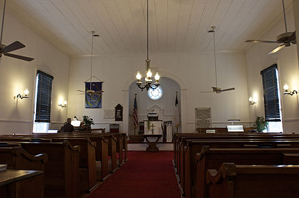 Inside of the church