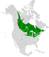 Aire de répartition de l'Épinoche à cinq épines