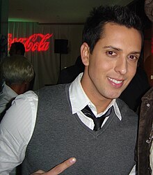 David Hernandez at the American Idol, Season 7, Top 12 after party on March 6, 2008.