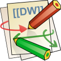 Description de l'image Dokuwiki logo.svg.