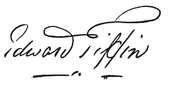 signature d'Edward Tiffin