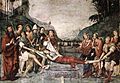 Entierro de Santa Cecilia, por Francesco Francia (1450-1517).