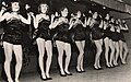 Female performers dancing