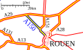 Carte de l'Autoroute A150