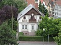 Künstlerhaus des Franz Gastell (Bildhauer). Gehört zum Ensembleschutz Katholische Kirche St. Mauritius