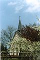 Kirche in Goldenberg im Frühling