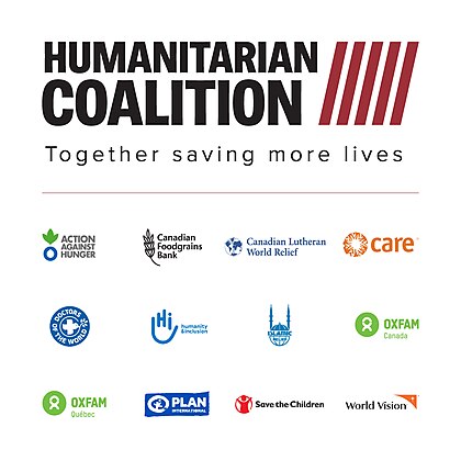 Logo of the humanitarian coalition