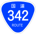 National Route 342 shield