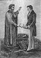 Image 18Joseph Smith receiving the Golden Plates (from History of the Latter Day Saint movement)