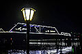 Keane Bridge views at night