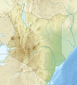 Map showing the location of Amboseli National Park