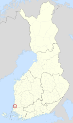 Location of Kodisjoki in Finland