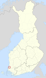 Location of Kodisjoki in Finland