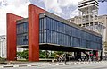 Image 20São Paulo Museum of Art, São Paulo, a 1968 concrete-and-glass structure designed by Lina Bo Bardi, considered a landmark of the city and a major example of modern Brazilian architecture