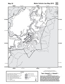 Map 30, from USFS Motor Vehicle Use Map 2015