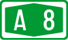 Image illustrative de l’article Autoroute A8 (Serbie)