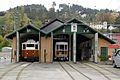 Engine shed of the Tiroler Museumsbahnen in Innsbruck