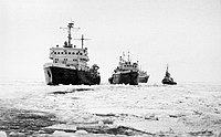"Purga" icebreaker in front