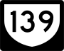 Highway 139 marker