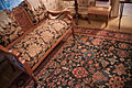 Chair and rug detail from inside the Pickett House