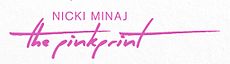 Logo del disco The Pinkprint