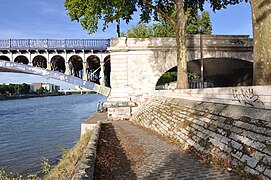 Côté sud du pont.