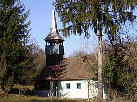 Wooden church in Luncșoara