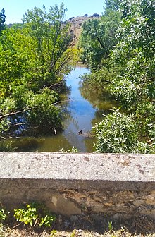 Río Moros a su paso por Guijasalbas, Valdeprados