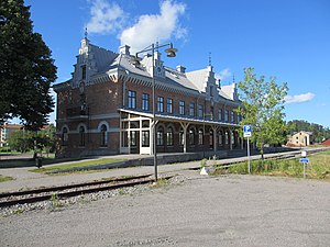 Järnvägsstationen från sydväst