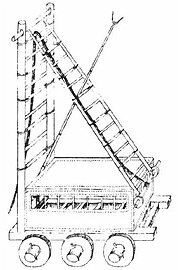 Scala d'assedio estendibile - ill. in Wujing Zongyao (XI secolo).