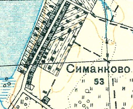 План деревни Симанково. 1931 год