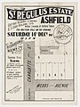 St Regulus Estate Ashfield, 1907, Richardson & Wrench, lithograph J M Cantle