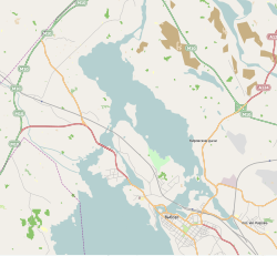 La baie sur OpenStreetMap