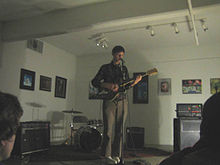 Adrian Orange, performing live, under the moniker, Thanksgiving, January 2005