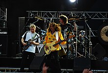 Triumph's reunion performance in June 2008 at the Sweden Rock Festival