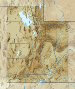 Jenkins Peak is located in Utah